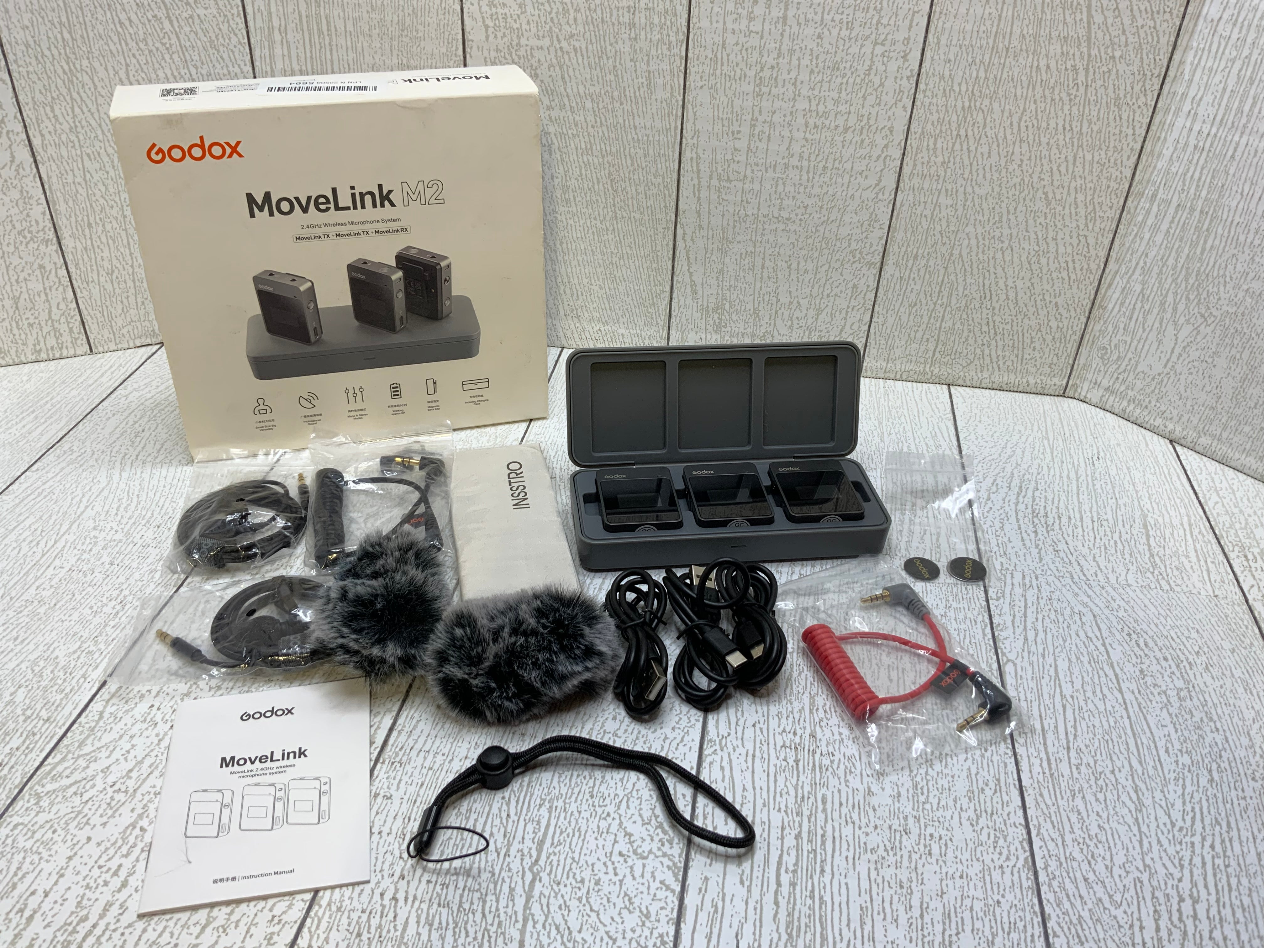 Godox MoveLink M2 2.4GHz Wireless Lavalier Microphone (7923805552878)